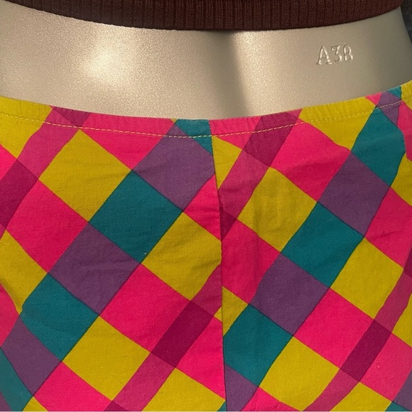Vibrant Plaid Mini Skirt Sz. 7 Dillard’s - Picture 5 of 7